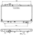Радиатор охлаждения Mazda 323 C BA M 94 OEB6BF15200G